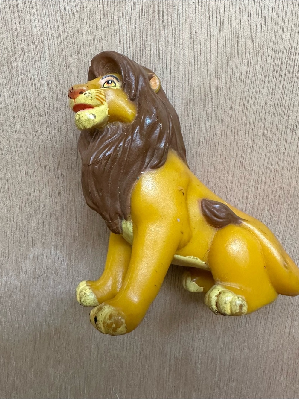 Vintage 90s Lion King Grown Simba Kids Toy Solid Figure